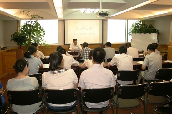 公司召開(kāi)黨員組織生活會(huì)(圖1)