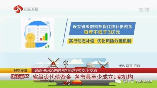 江蘇積極促進(jìn)融資擔(dān)保機(jī)構(gòu)支小支農(nóng) 省級(jí)設(shè)代償資金 各市縣至少成立1家機(jī)構(gòu)(圖4) 4.jpg